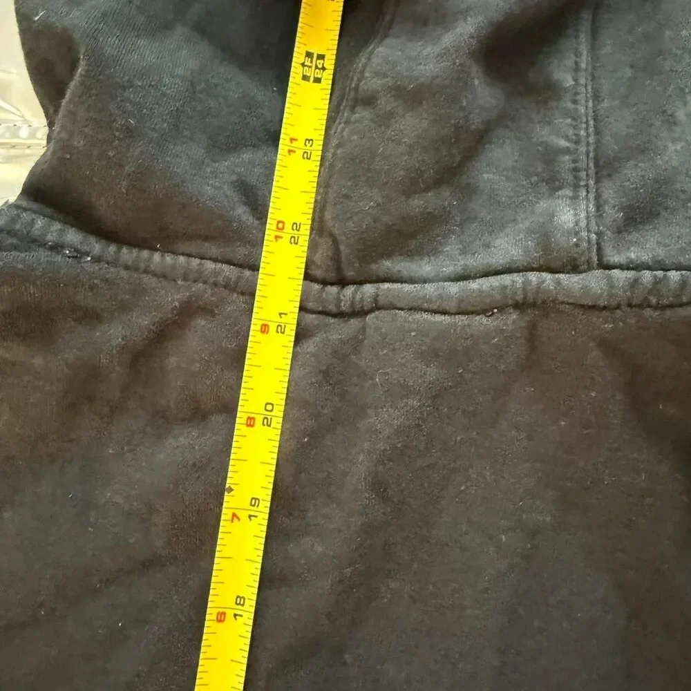 Nike Women's Black Hoodie Full-Zip Size Medium